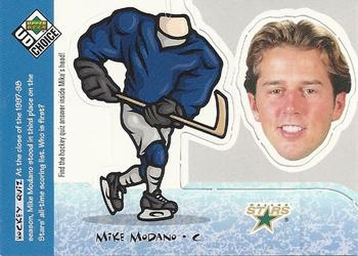 #BH16 Mike Modano - Dallas Stars - 1998-99 UD Choice - Bobbing Head Hockey