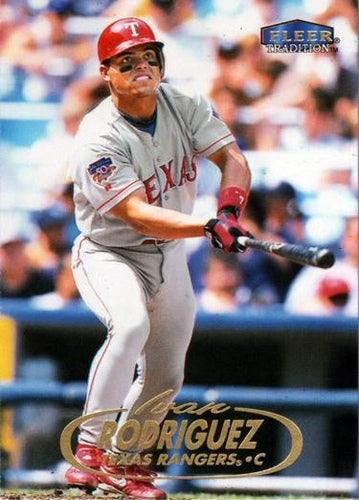 #170 Ivan Rodriguez - Texas Rangers - 1998 Fleer Tradition Baseball