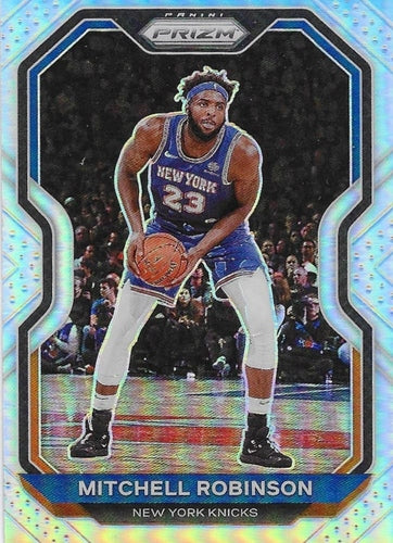 #170 Mitchell Robinson - New York Knicks - 2020-21 Panini Prizm - Silver Prizms Basketball