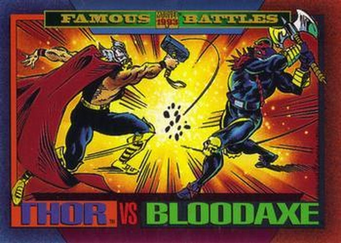 #170 Thor / Bloodaxe - 1993 SkyBox Marvel Universe