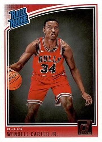 #170 Wendell Carter Jr. - Chicago Bulls - 2018-19 Donruss Basketball