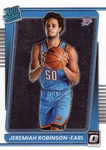 #170 Jeremiah Robinson-Earl - Oklahoma City Thunder - 2021-22 Donruss Optic Basketball