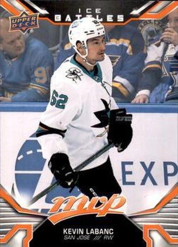#170 Kevin Labanc - San Jose Sharks - 2022-23 Upper Deck MVP - Ice Battles Hockey