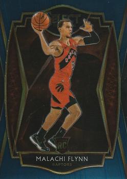 #170 Malachi Flynn - Toronto Raptors - 2020-21 Panini Select - Blue Basketball