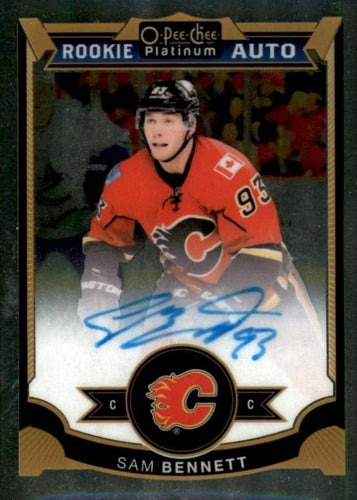 #170 Sam Bennett - Calgary Flames - 2015-16 O-Pee-Chee Platinum Hockey
