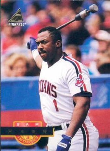 #170 Sam Horn - Cleveland Indians - 1994 Pinnacle Baseball