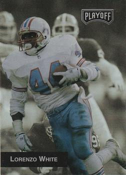 #170 Lorenzo White - Houston Oilers - 1993 Playoff Football