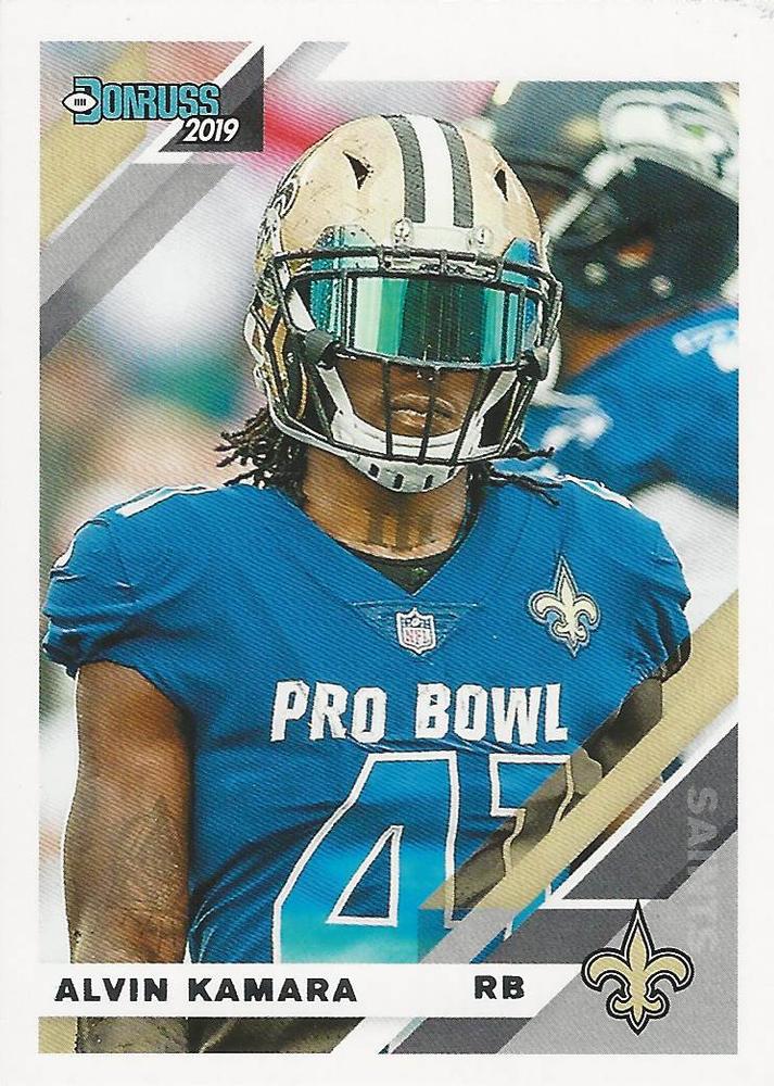 #171V Alvin Kamara - New Orleans Saints - 2019 Donruss Football