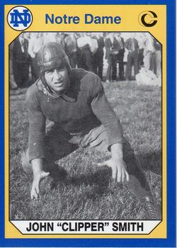 #171 John "Clipper" Smith - Notre Dame Fighting Irish - 1990 Collegiate Collection Notre Dame Football