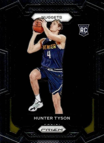 #171 Hunter Tyson - Denver Nuggets - 2023-24 Panini Prizm Basketball