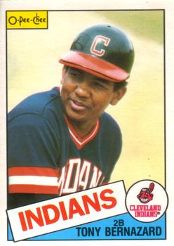 #171 Tony Bernazard - Cleveland Indians - 1985 O-Pee-Chee Baseball