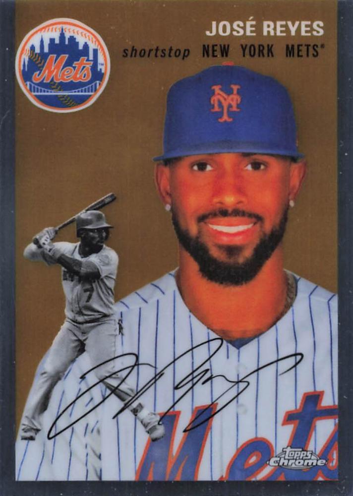 #171 Jose Reyes - New York Mets - 2023 Topps Chrome Platinum Anniversary Baseball