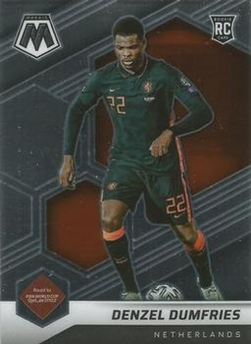 #171 Denzel Dumfries - Netherlands - 2021-22 Panini Mosaic Road to FIFA World Cup Soccer