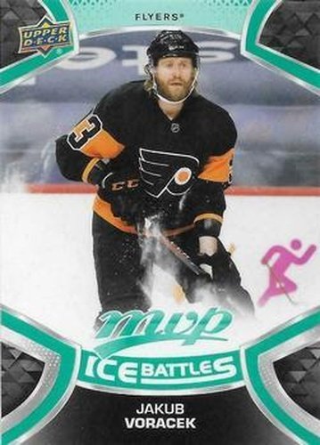 #171 Jakub Voracek - Philadelphia Flyers - 2021-22 Upper Deck MVP - Ice Battles Hockey