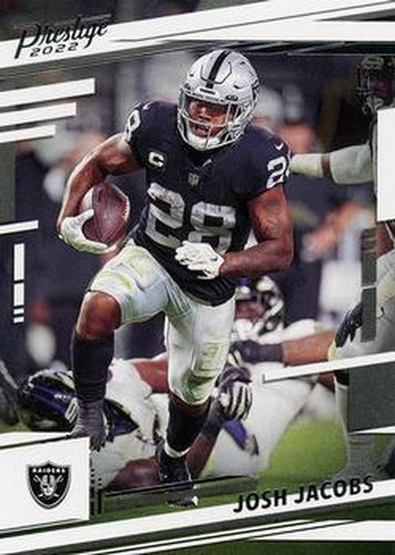 #171 Josh Jacobs - Las Vegas Raiders - 2022 Panini Prestige Football