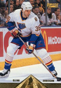 #171 Glenn Anderson - St. Louis Blues - 1996-97 Pinnacle Hockey