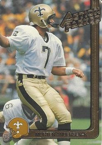 #171a Morten Andersen - New Orleans Saints - 1991 Action Packed Football