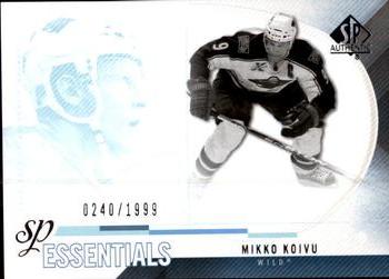 #172 Mikko Koivu - Minnesota Wild - 2010-11 SP Authentic Hockey