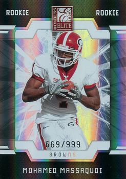 #172 Mohamed Massaquoi - Cleveland Browns - 2009 Donruss Elite Football