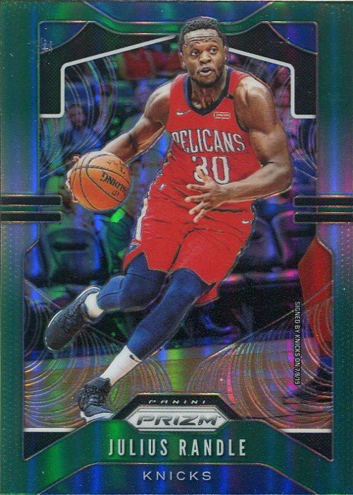 #172 Julius Randle - New York Knicks - 2019-20 Panini Prizm - Prizms Green Basketball