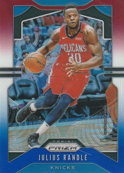 #172 Julius Randle - New York Knicks - 2019-20 Panini Prizm - Prizms Red White and Blue Basketball