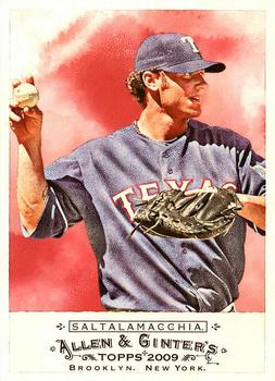 #172 Jarrod Saltalamacchia - Texas Rangers - 2009 Topps Allen & Ginter Baseball