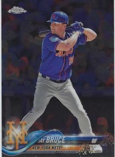 #172 Jay Bruce - New York Mets - 2018 Topps Chrome Baseball