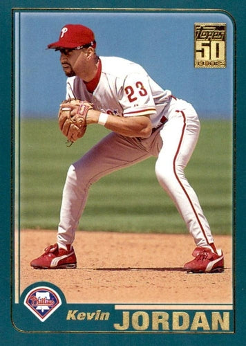 #172 Kevin Jordan - Philadelphia Phillies - 2001 Topps Baseball