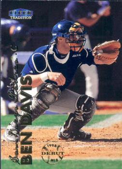 #172 Ben Davis - San Diego Padres - 1999 Fleer Tradition Baseball