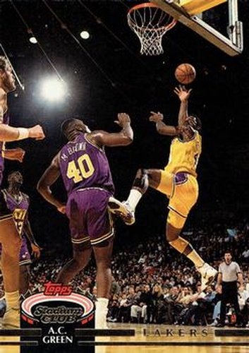 #172 A.C. Green - Los Angeles Lakers - 1992-93 Stadium Club Basketball