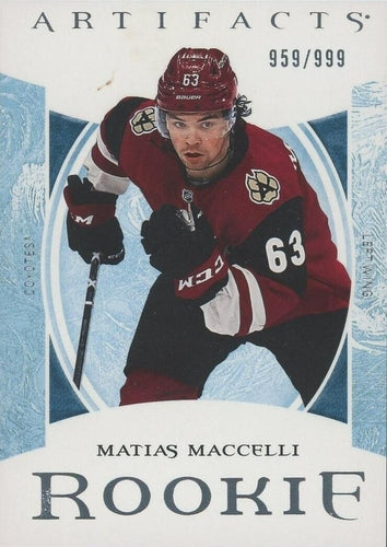 #172 Matias Maccelli - Arizona Coyotes - 2022-23 Upper Deck Artifacts Hockey