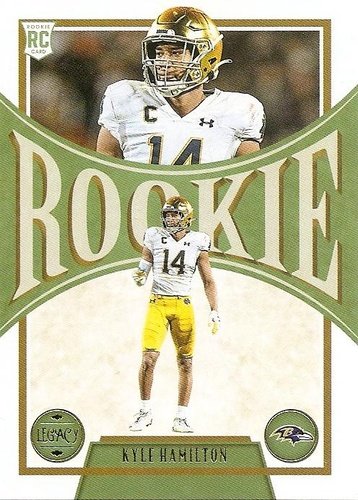 #172 Kyle Hamilton - Baltimore Ravens - 2022 Panini Legacy Football