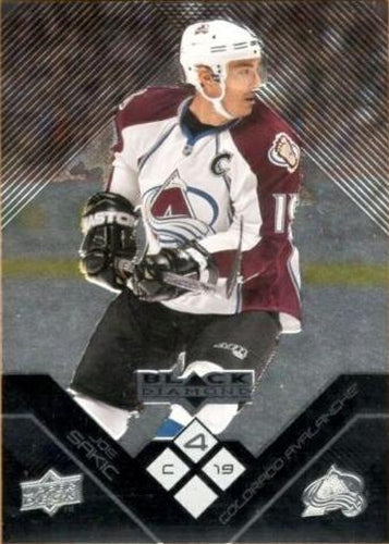 #172 Joe Sakic - Colorado Avalanche - 2008-09 Upper Deck Black Diamond Hockey