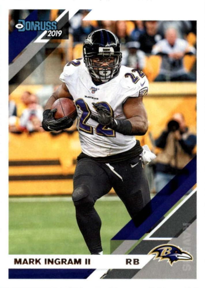 #172 Mark Ingram II - Baltimore Ravens - 2019 Donruss Football