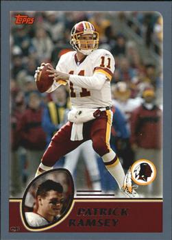 #172 Patrick Ramsey - Washington Redskins - 2003 Topps Football