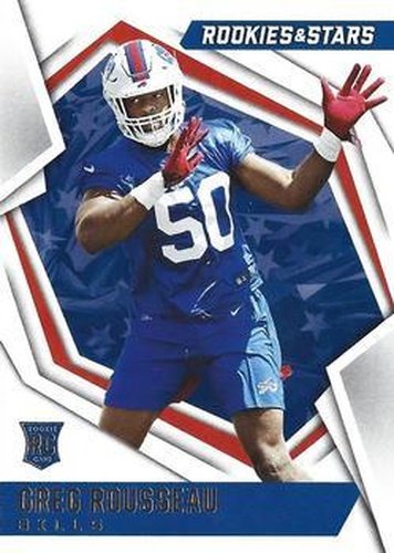 #172 Greg Rousseau - Buffalo Bills - 2021 Panini Rookies & Stars Football