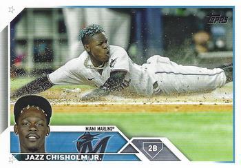 #172 Jazz Chisholm Jr. - Miami Marlins - 2023 Topps Baseball