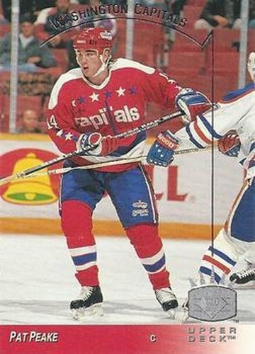 #172 Pat Peake - Washington Capitals - 1993-94 Upper Deck - SP Hockey