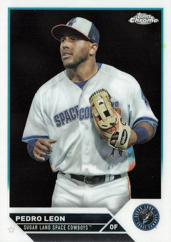 #PDC-172 Pedro Leon - Sugar Land Space Cowboys - 2023 Topps Pro Debut - Chrome Baseball