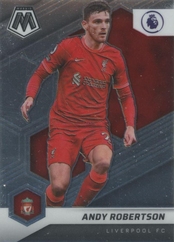 #172 Andy Robertson - Liverpool - 2021-22 Panini Mosaic Premier League Soccer