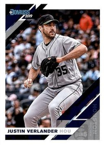 #172b Justin Verlander - Houston Astros - 2019 Donruss Baseball