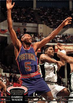 #173 Darrell Walker - Detroit Pistons - 1992-93 Stadium Club Basketball