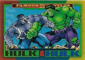 #173 Hulk vs Hulk - 1993 SkyBox Marvel Universe