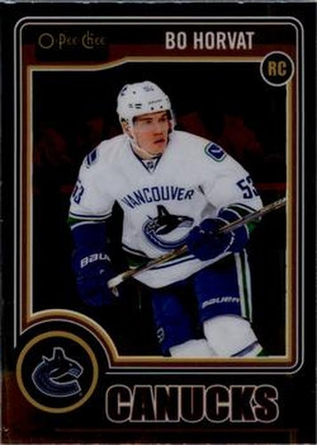 #173a Bo Horvat - Vancouver Canucks - 2014-15 O-Pee-Chee Platinum Hockey