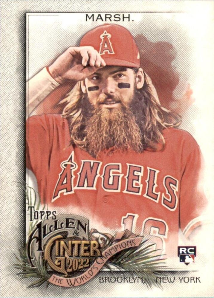#173 Brandon Marsh - Los Angeles Angels - 2022 Topps Allen & Ginter Baseball