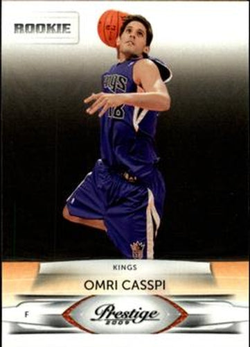 #173 Omri Casspi - Sacramento Kings - 2009-10 Panini Prestige Basketball