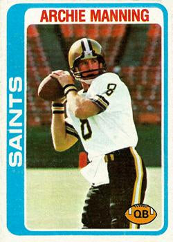 #173 Archie Manning - New Orleans Saints - 1978 Topps Football