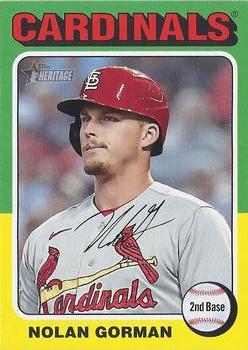 #173 Nolan Gorman - St. Louis Cardinals - 2024 Topps Heritage Baseball