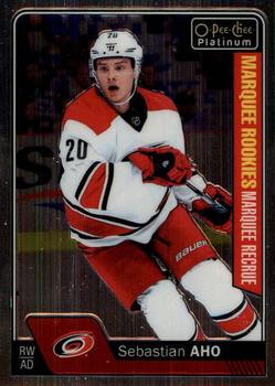#173 Sebastian Aho - Carolina Hurricanes - 2016-17 O-Pee-Chee Platinum Hockey