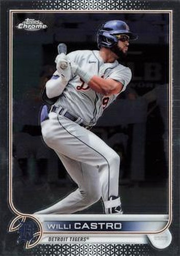 #173 Willi Castro - Detroit Tigers - 2022 Topps Chrome Baseball